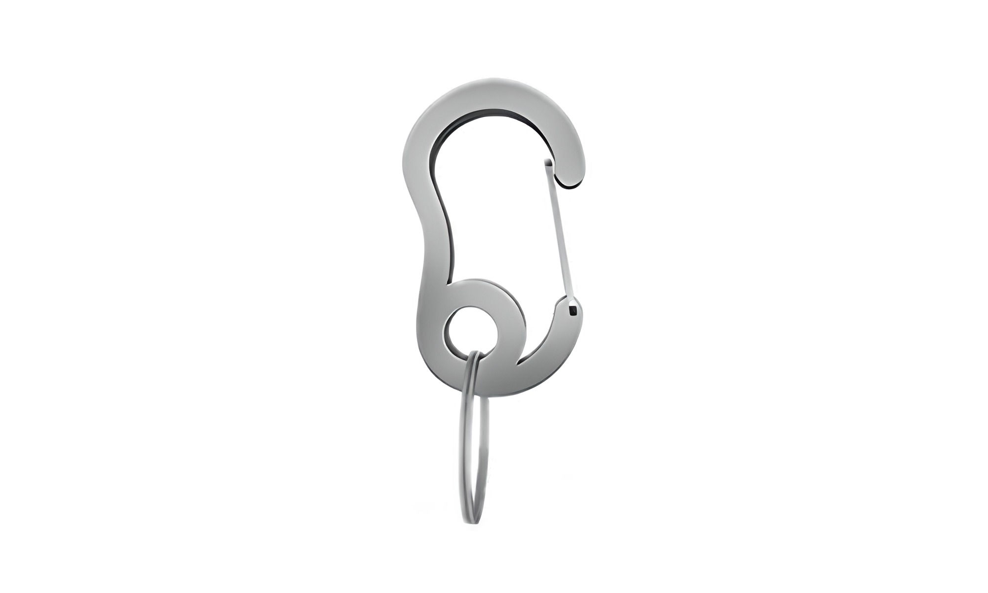 Lyx Karbinhake Silver karbinhake med liten ring, hållbar och 13x22 mm, för att fästa namnbricka hund eller accessoarer på halsband.
