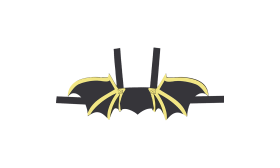 Fladdermusdräkt för Hund till Halloween