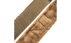 Svart mjukvadderad reflekterande hundsele med anti-drag-design, förbättrad synlighet, justerbara remmar och bekväm passform.