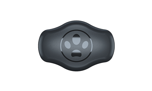AirTag-skydd med tassdesign, universal passform för hundhalsband, designad för att hålla AirTags säkert.