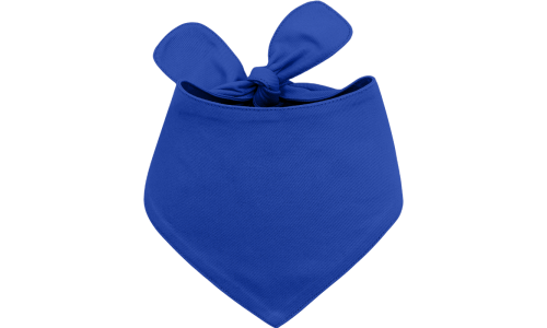 Blå bomullsbandana för hundar med knutknäppning, lätt att tvätta, lämplig för både hundar och katter, lätt och bekväm.