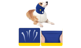 Ångestdämpande Hundhätta för att Skydda nos, öron och mot Vinterväder