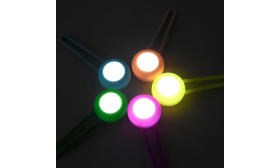 Avtagbar LED-hundbricka med Lysande Halsband