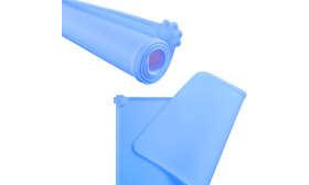 Vattentät Silikonmatta för Hundar och Katter med Upphöjd Kant – Perfekt Underlägg för Matskålar