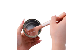 Siliconsked för husdjursmat med långt handtag – Spatel för våtfoder till hund och katt